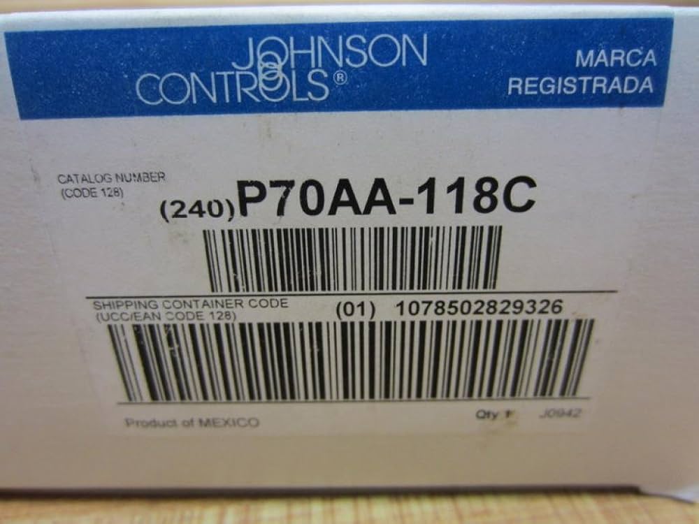 Johnson Controls P70AA-118C Condenser Fan Cycling Control